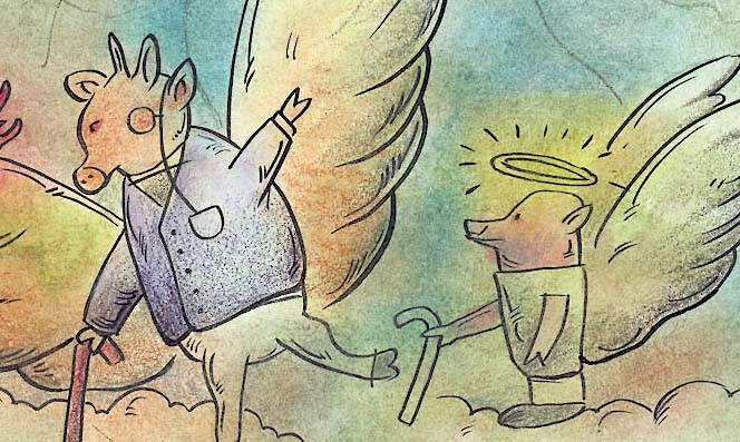 Money Mountain drawing - legend moutain folklore myth