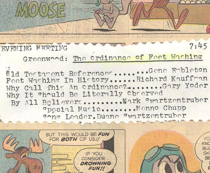 Ordinance of Feet Washing