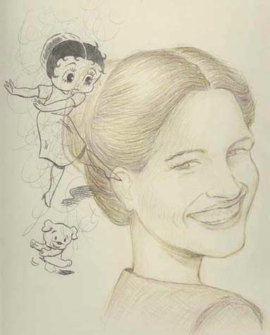 Amish Mennonite girl and woman Old Order Amish Mennonite woman pic & Betty Boop in Mennonite dress 