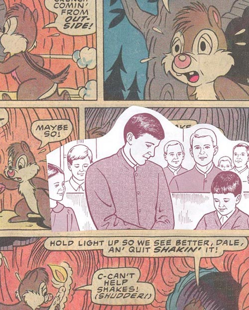 mennonite father and son in church