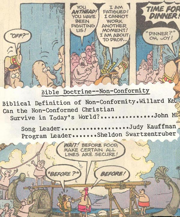 Bible Doctrine-Non Conformity