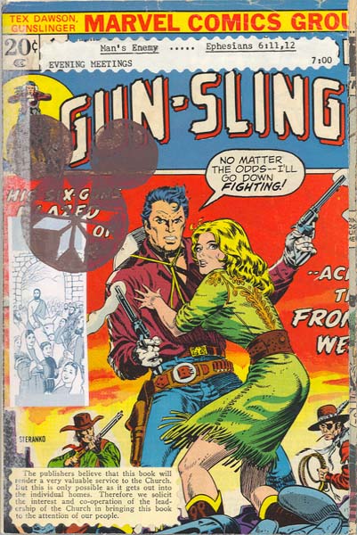 Gun-Slinger Comicbook Illustration