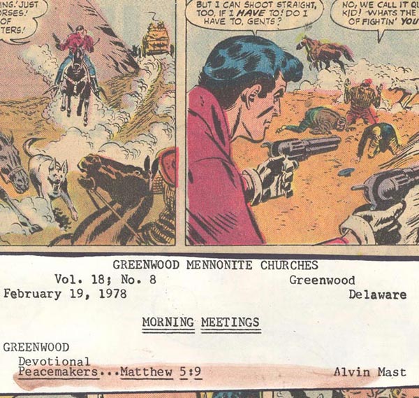 Peacemakers-Cowboy Comicbook