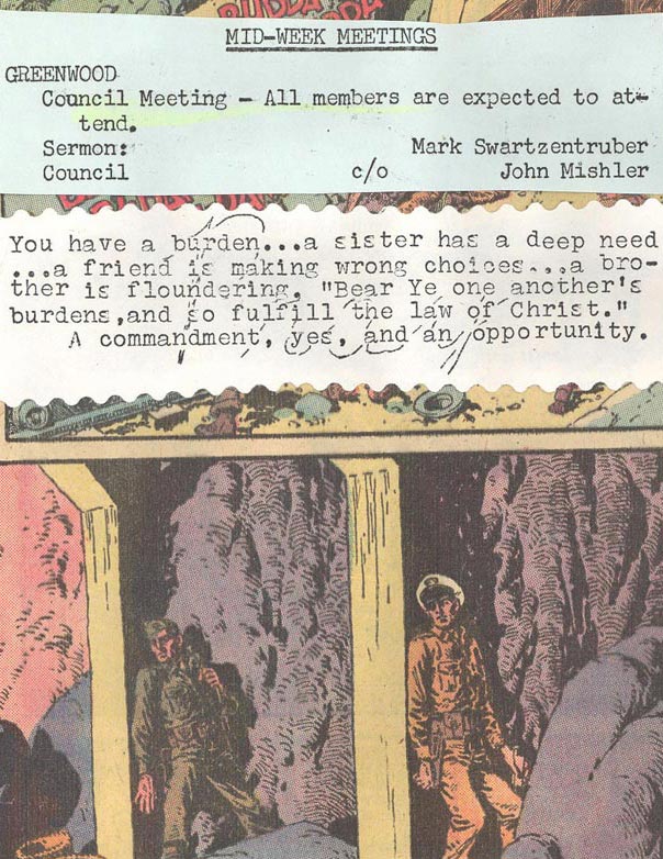 bear ye one anothers burdens