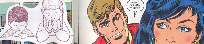 Children praying image