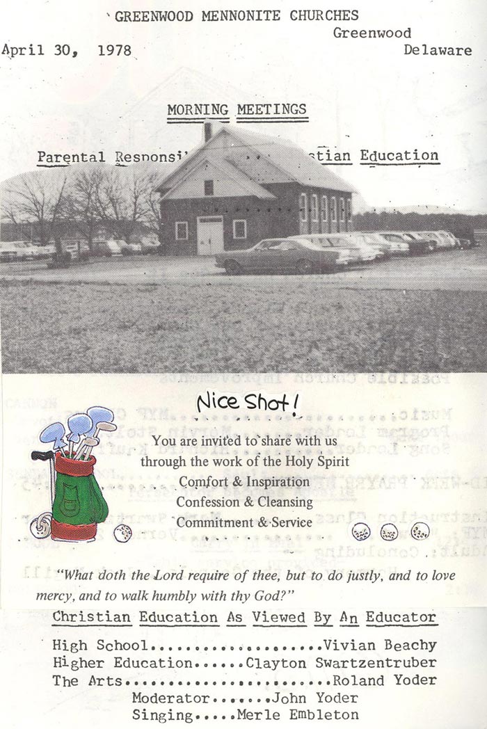 Greenwood Mennonite Church, Greenwood, Delaware