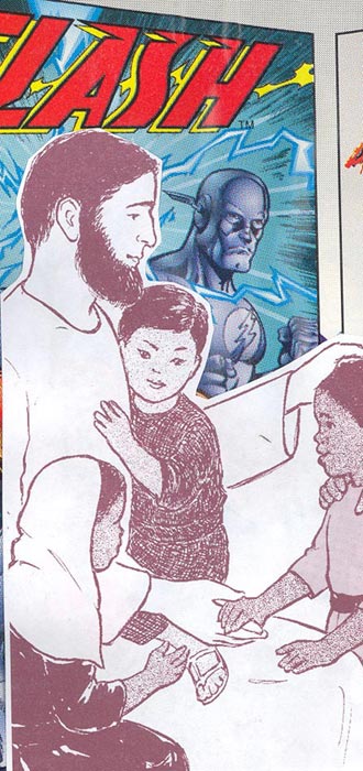 Jesus and Flash-Comicbook