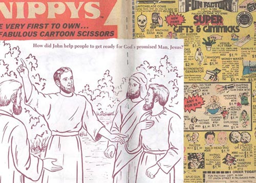 Mennonite drawing of Bible story