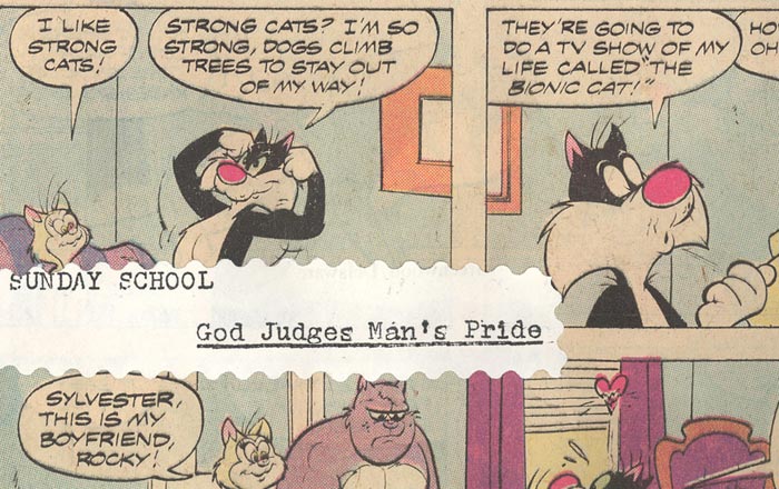 God judges man's pride