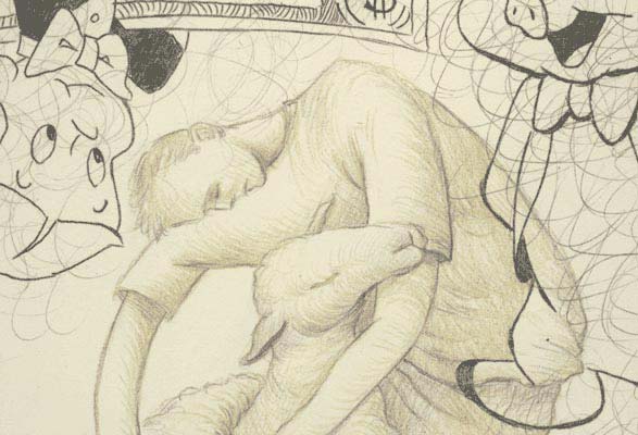 Good protestant American work ethic: sheep shearing & traditional farming, featuring Richie Rich & Porky Pig